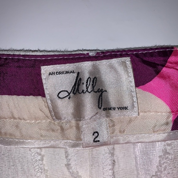 MILLY of New York - Women’s White Bermuda Shorts - Size 2 - Picture 14 of 15